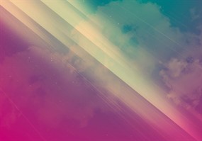 梦幻色彩极光PPT背景图片